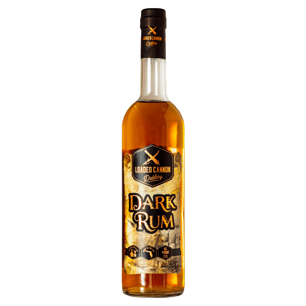 loaded-cannon-dark-rum-craft-spirit-bottle-distributed-southwest-florida-venice-tampa-fort-myers