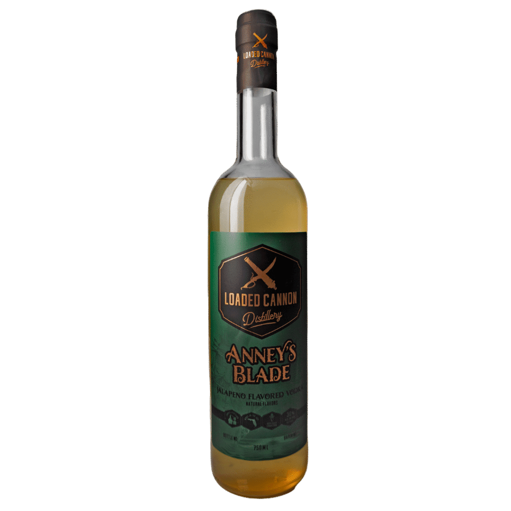 anneys-blade-jalapeno-vodka-loaded-cannon-distillery-spicy-vodka-bottle-local-distributor-venice-florida