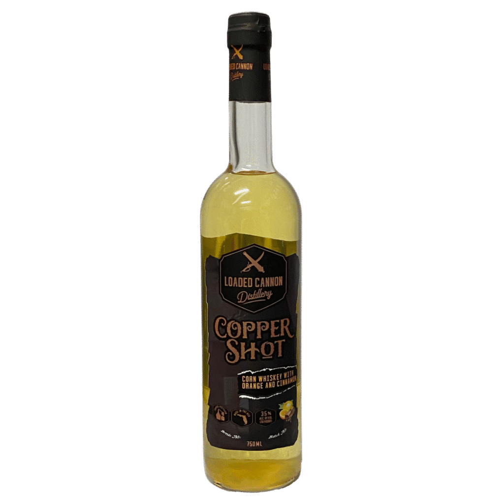 loaded-cannon-distillery-coppershot-bottle-craft-whiskey-southwest-florida-distributor-venice-tampa-fort-myers